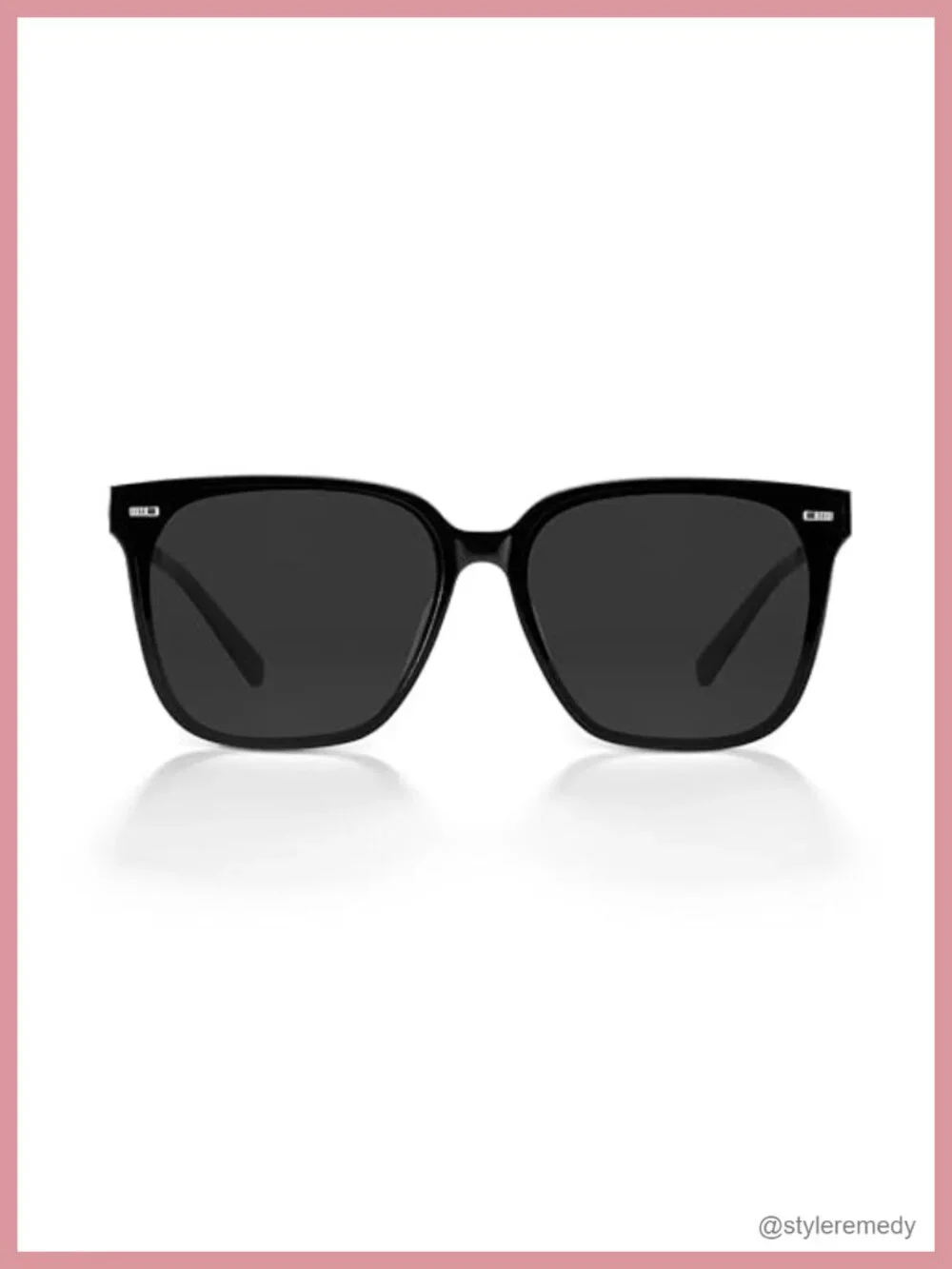 Square Polarized Oversized Sunglasses Women UV400 Acetate Frame